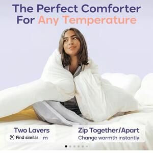 Mellow Sleep | Temperature Control Comforter - This comforter is made from two c